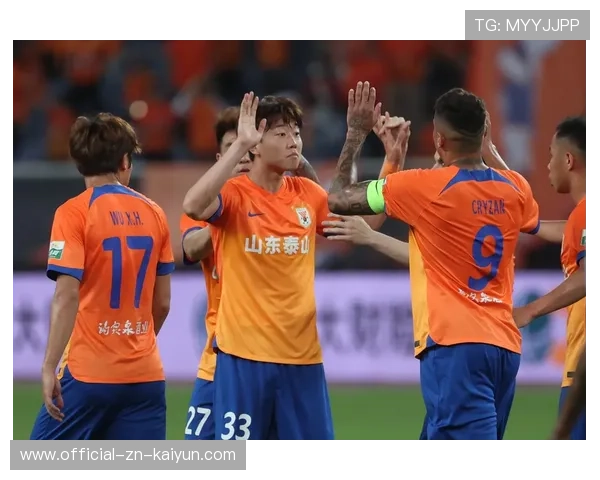 山东泰山一次快速插上让角球战术接近成功